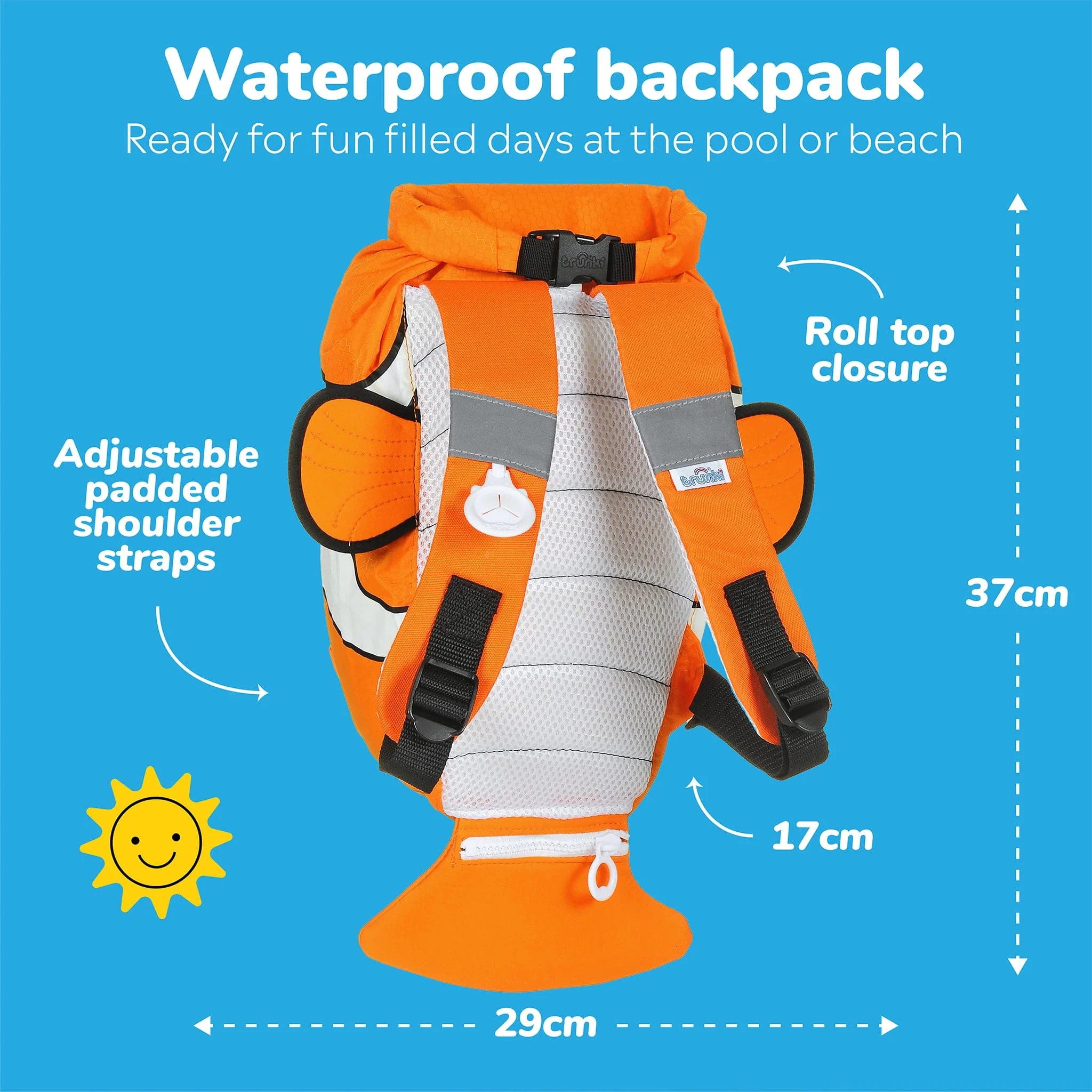 Chuckles the Clown Fish - Medium PaddlePak - Image 3
