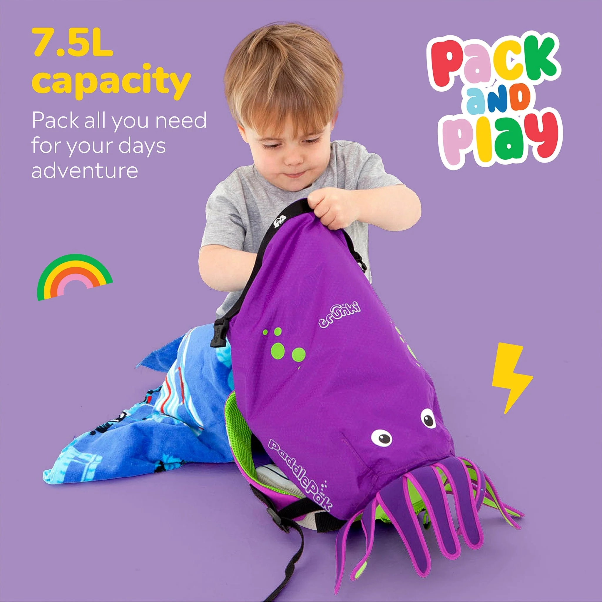 Inky the Octopus - Medium PaddlePak - Image 5