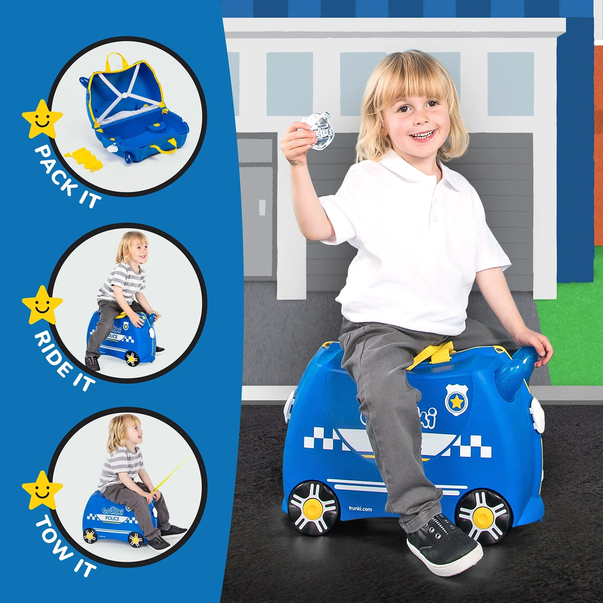 Percy the Police Car Trunki - Image 4
