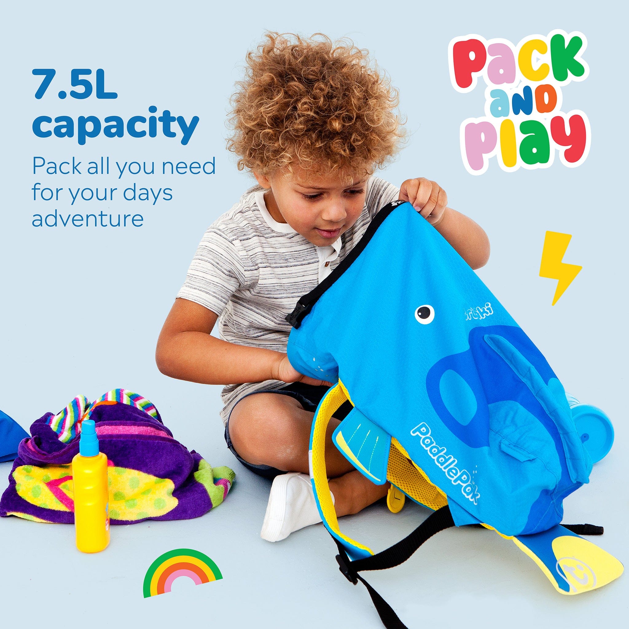 Tang the Tropical Fish - Medium PaddlePak - Image 5