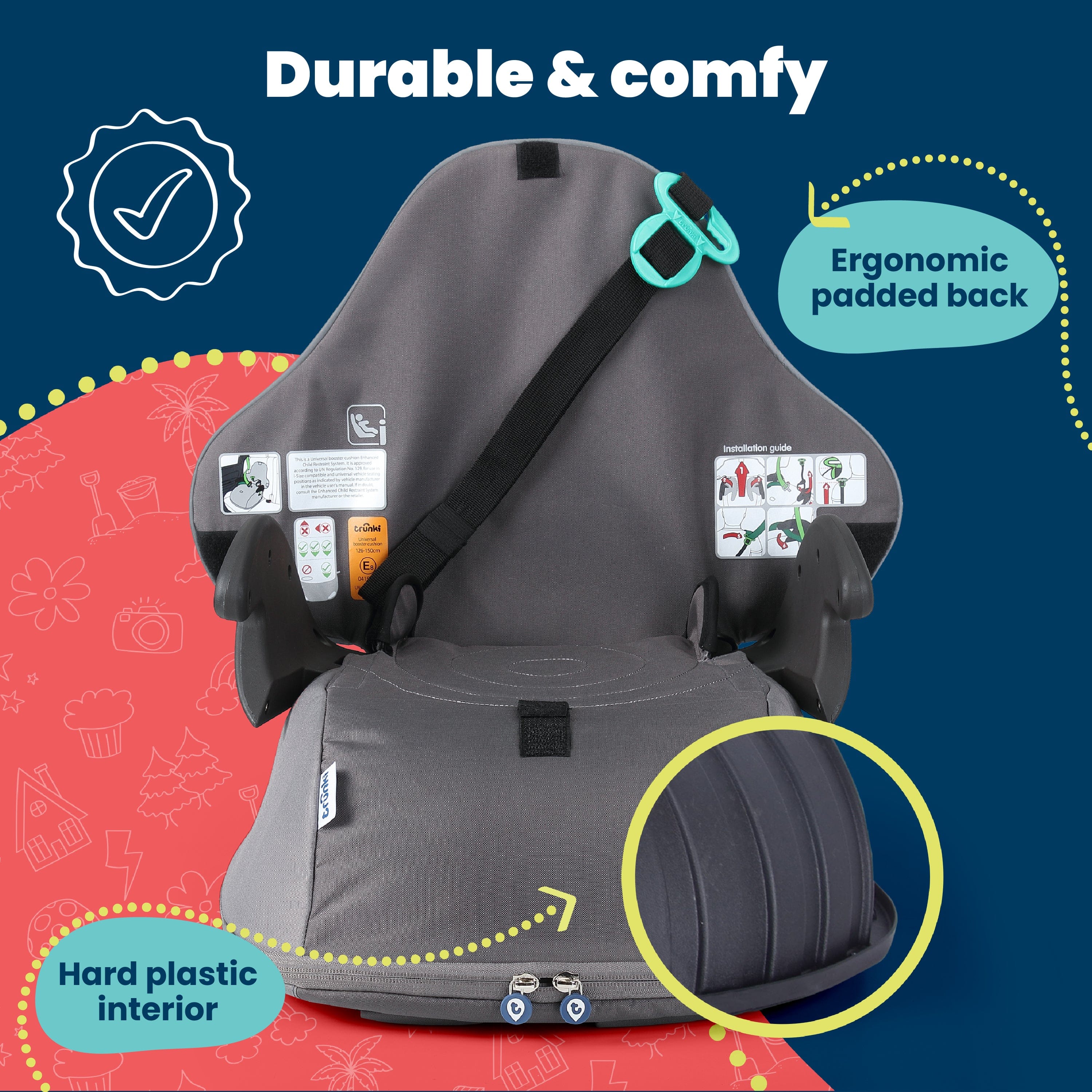 Trunki BoostApak 2-in-1 Booster Seat & Kids Backpack - Image 6