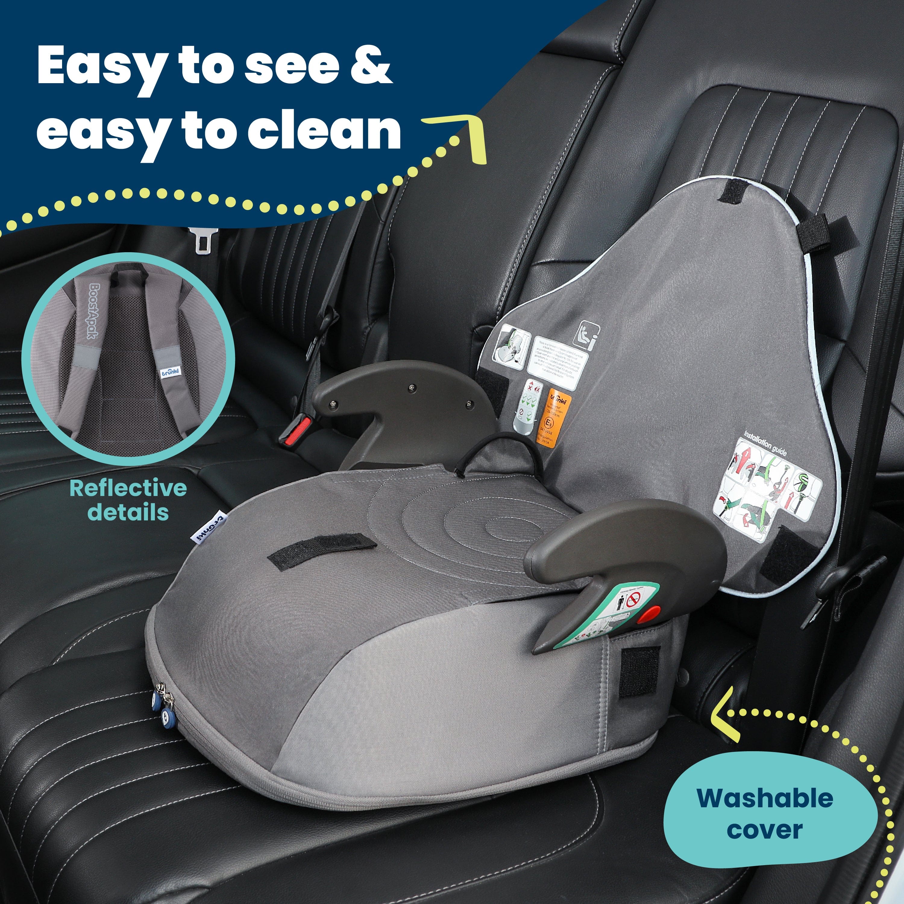 Trunki BoostApak 2-in-1 Booster Seat & Kids Backpack - Image 8